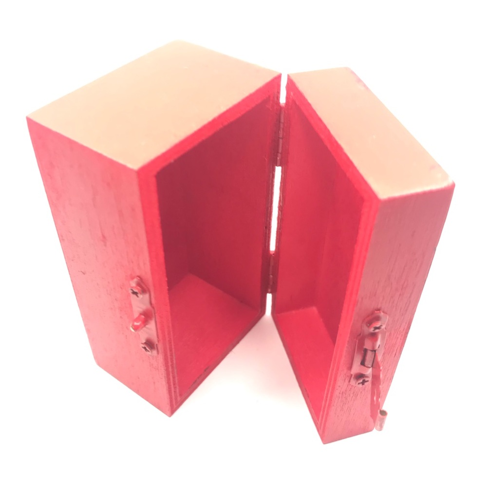 Al Capone Scarface Gangster inspired distressed graffiti Rocker Box Mini 4”x2.5 - Picture 10 of 12